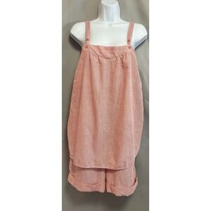 Vintage RICK TIEFER For Lady Madonna Pregnant Romper Sz Medium Y2K Striped USA